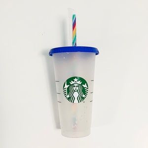 Starbucks confetti color changing cups